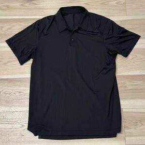 lululemon athletica Black Polo Shirt
